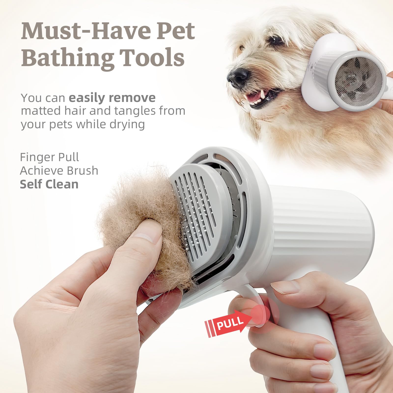 LIVEKEY adjustable temperature and speed offer customizable comfort for nervous pets.