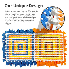 LIVEKEY Snuffle Mat thick non-slip base keeps mats steady during use.
