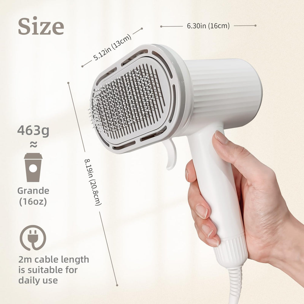 LIVEKEY travel-ready grooming brush for on-the-go pet care anywhere.