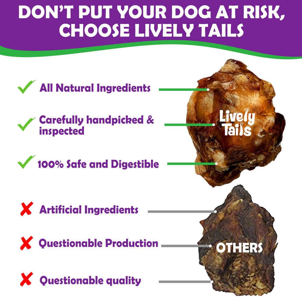 Lively Tails knuckle bones for large dogs offer satisfying chews