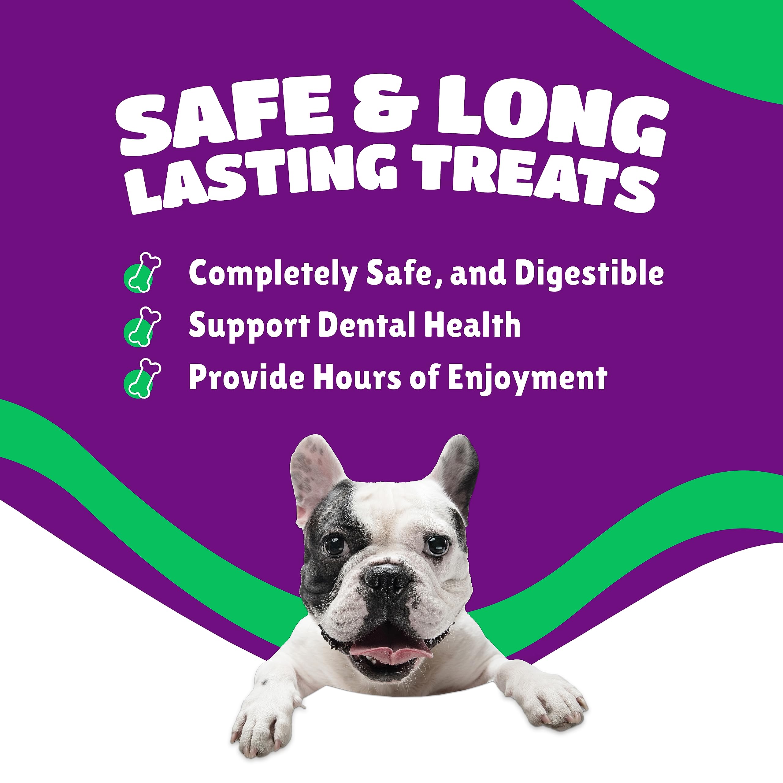 Lively Tails supports dental health through chewing action