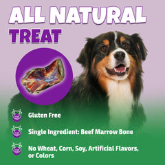 Lively Tails marrow bones in a 6-count pack for easy use.
