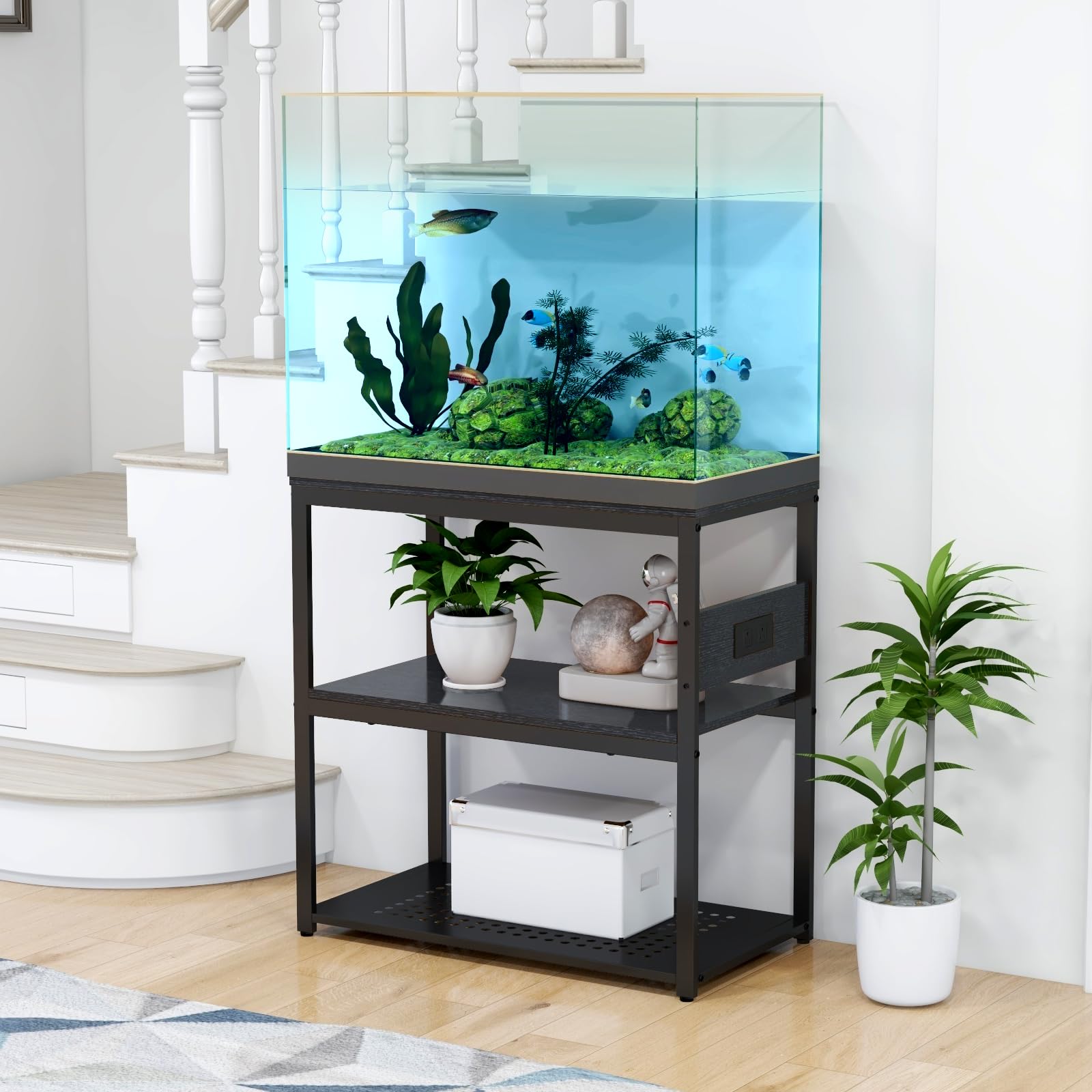 Livofloral adjustable-feet ensure level setup on uneven floors.