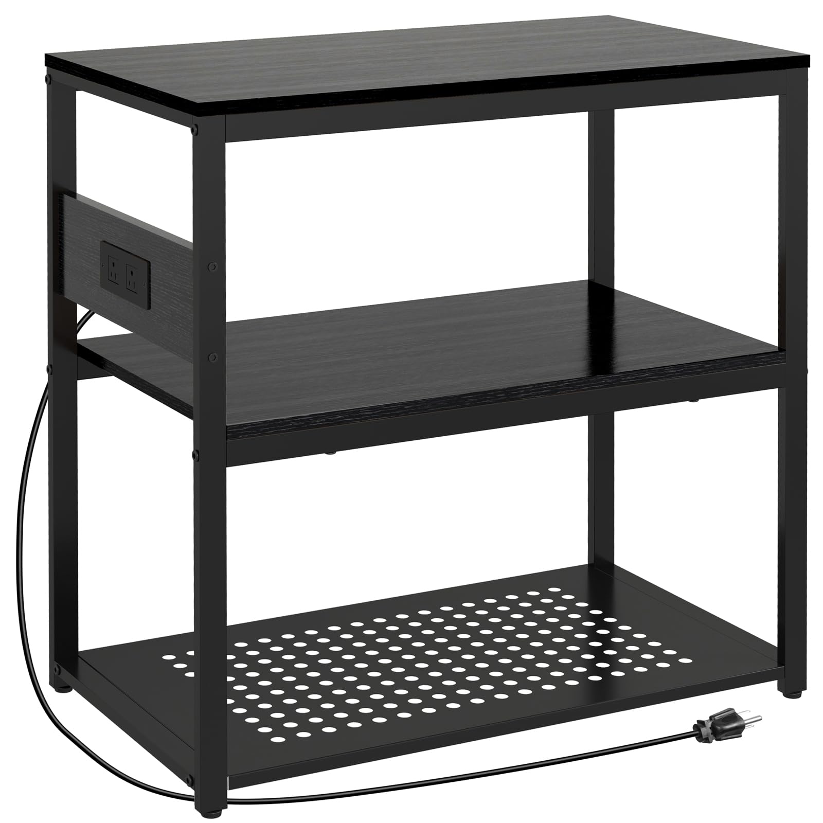Livofloral fish tank stand front view showing sturdy frame for reliable support.