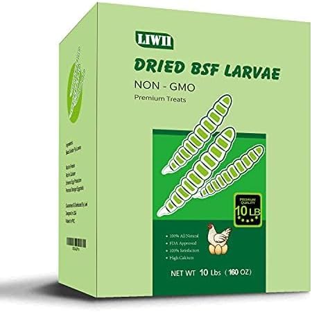 LIWII BSF larvae for birds and reptiles; easy-to-use protein source