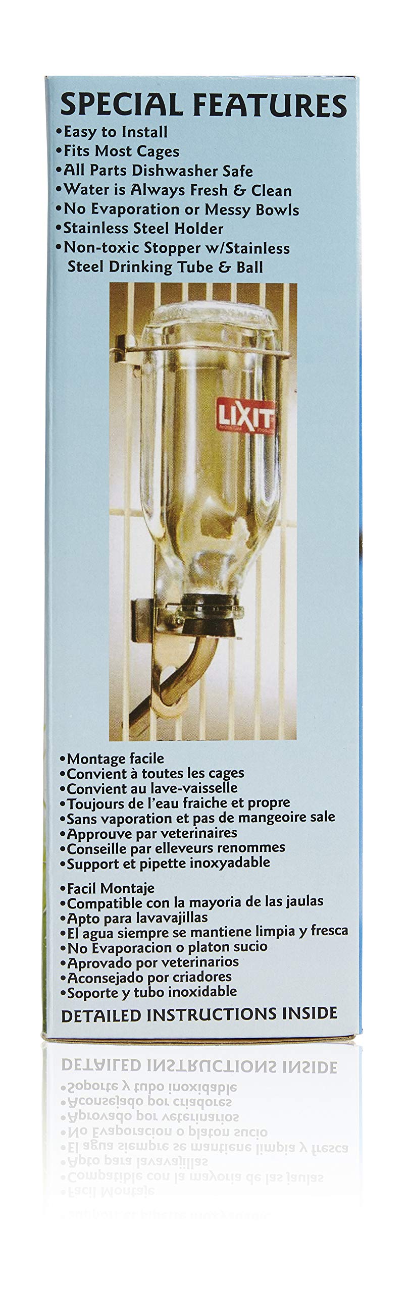Lixit bottle suitable for birds rabbits and small dogs