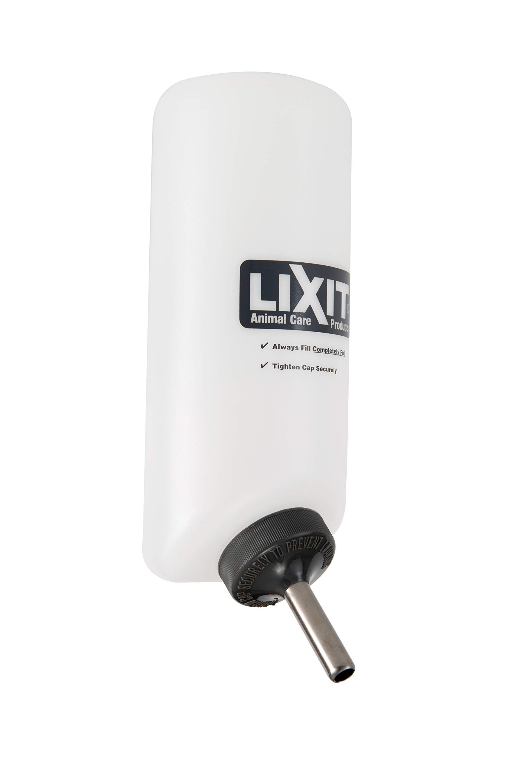 Lixit cap with silicone seal, leak-proof for clean cages