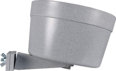 Lixit dog cage bowl hanging design enables flexible mounting and easy access.