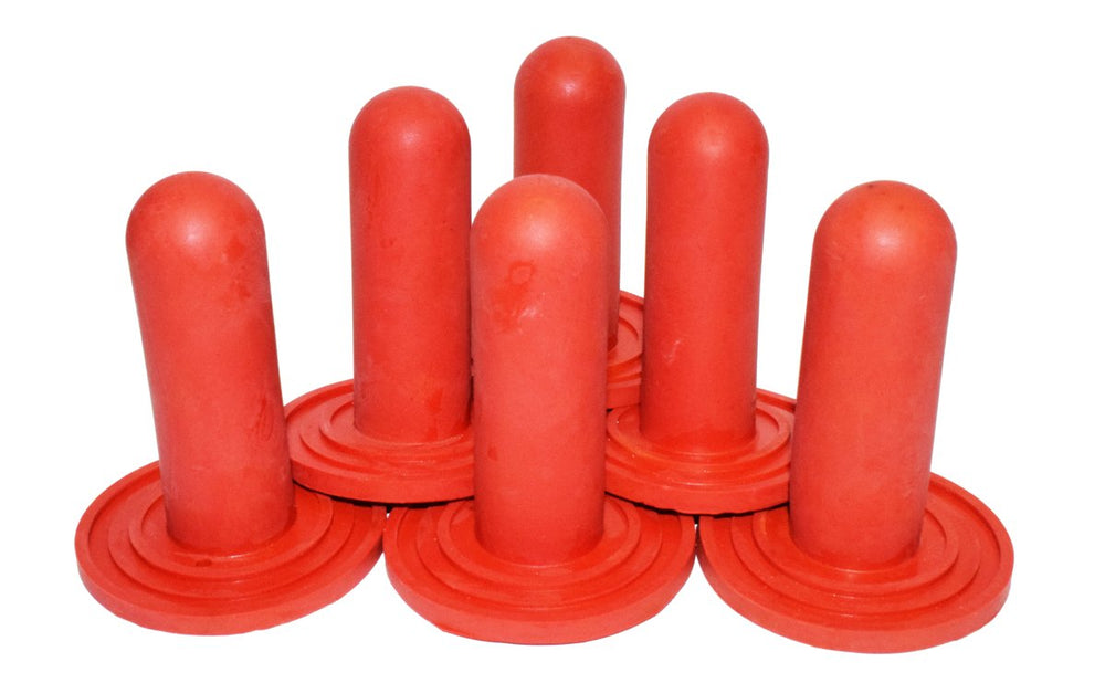 Lixit Farm Baby nipple 2 qt pack six; soft rubber for calves and foals; fits 1 qt bottles.