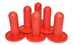 Lixit Farm Baby nipple 2 qt pack six; soft rubber for calves and foals; fits 1 qt bottles.