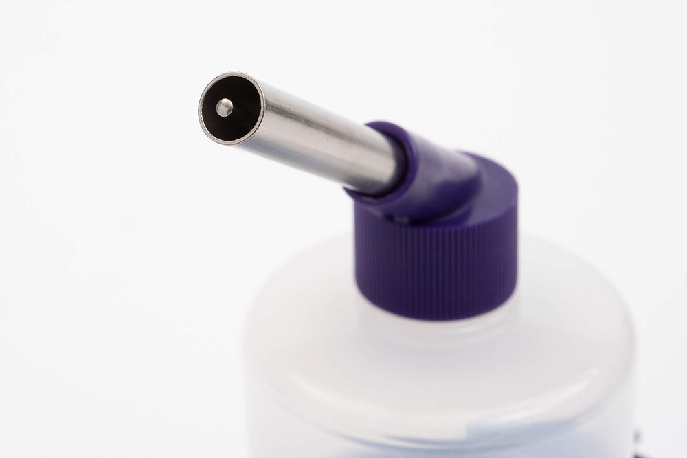 Lixit top-fill bottle enables easy refills without removing from the cage