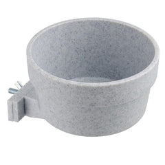 Lixit wide-mouth spill-resistant bowl reduces mess during meals.