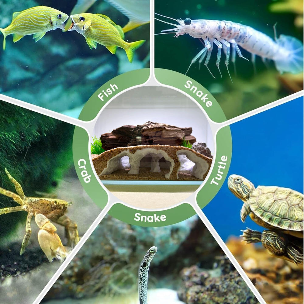 LIYAOLI cave texture detail adds depth to aquascapes and hides substrates.
