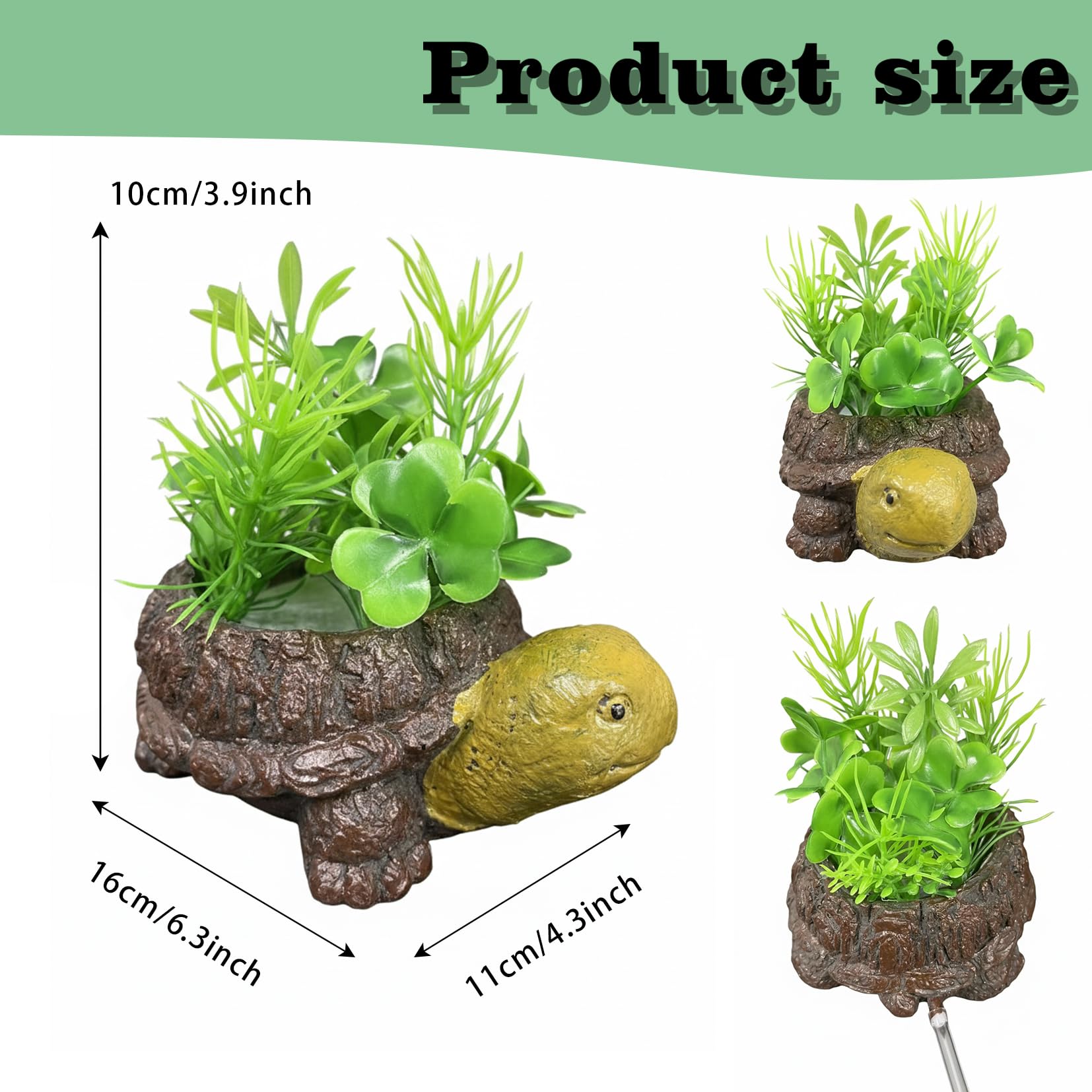 LIYAOLI turtle air stone in-tank creates lively underwater scenery and oxygenation.
