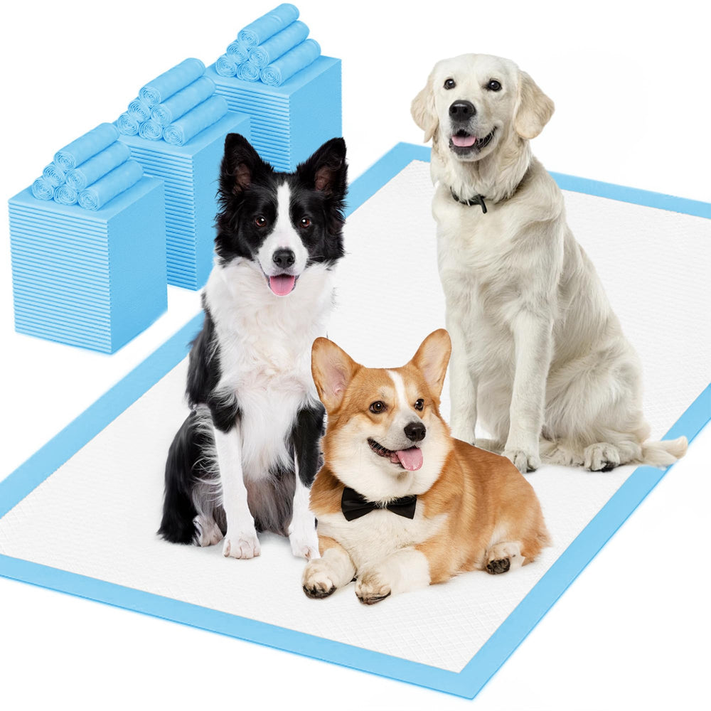 LIYINGSER Puppy Pads with perforated top layer for quick surface drying