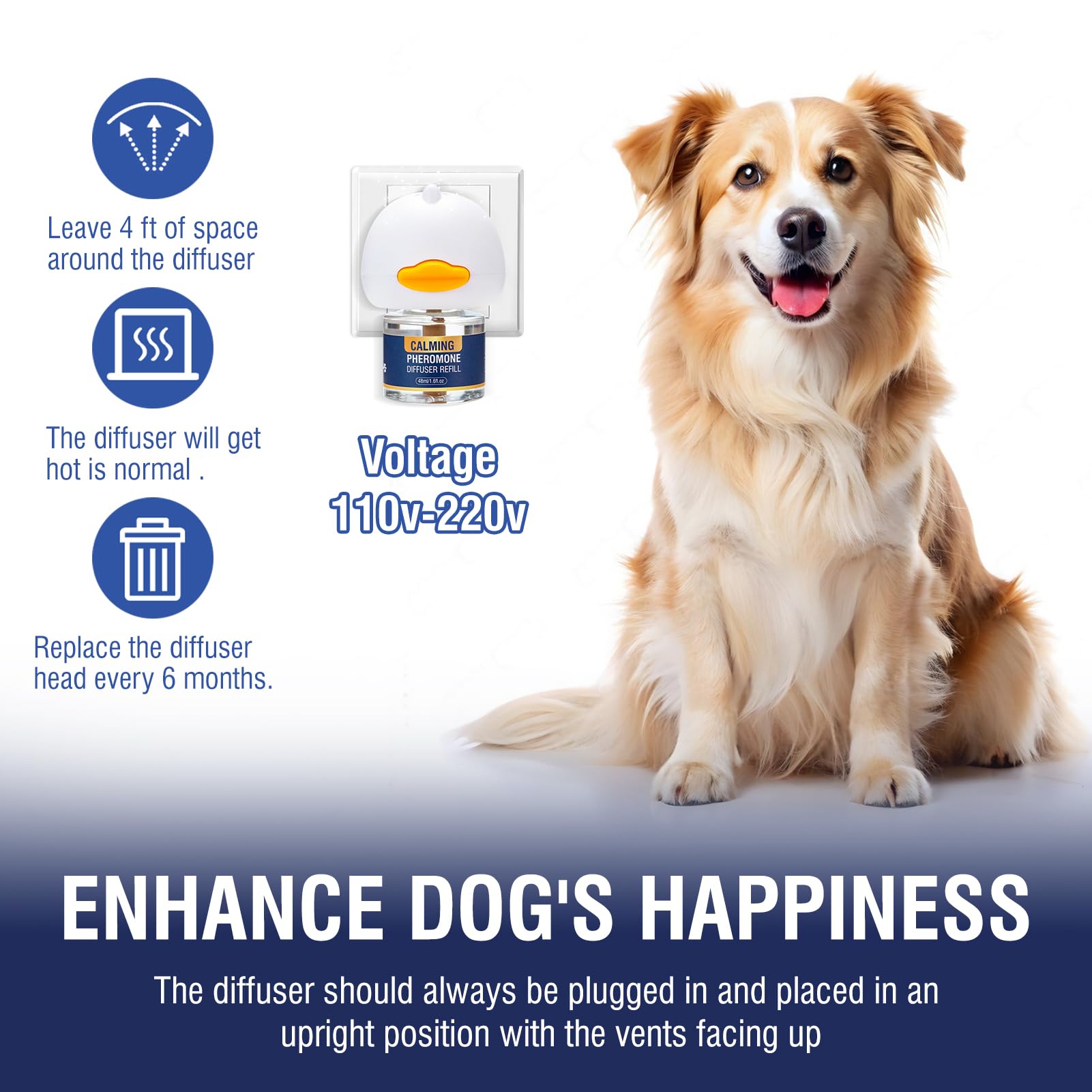 LKBHGF 700-square-feet coverage diagram indicates wide-area calming potential.