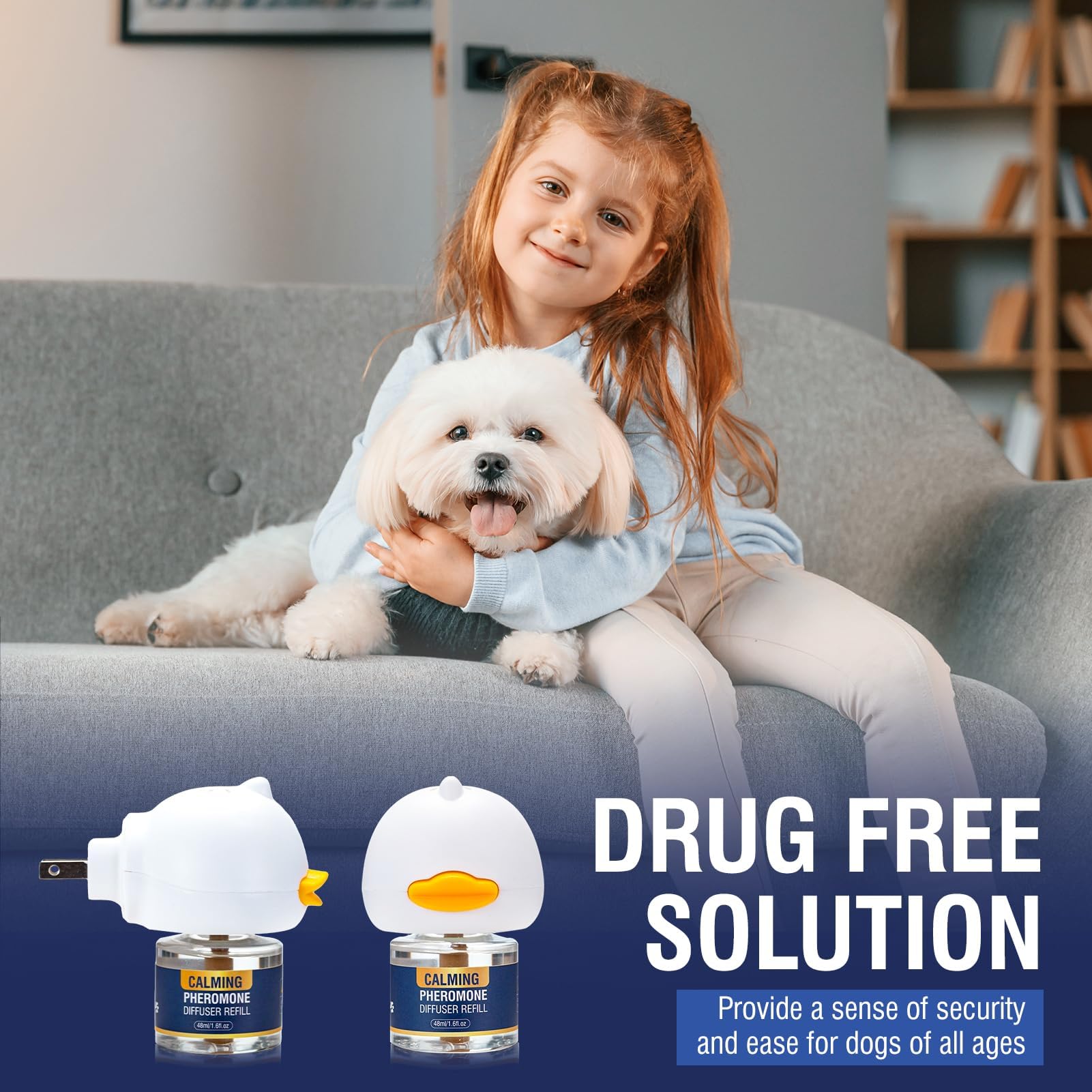 LKBHGF diffuser helps reduce barking and stress cues.