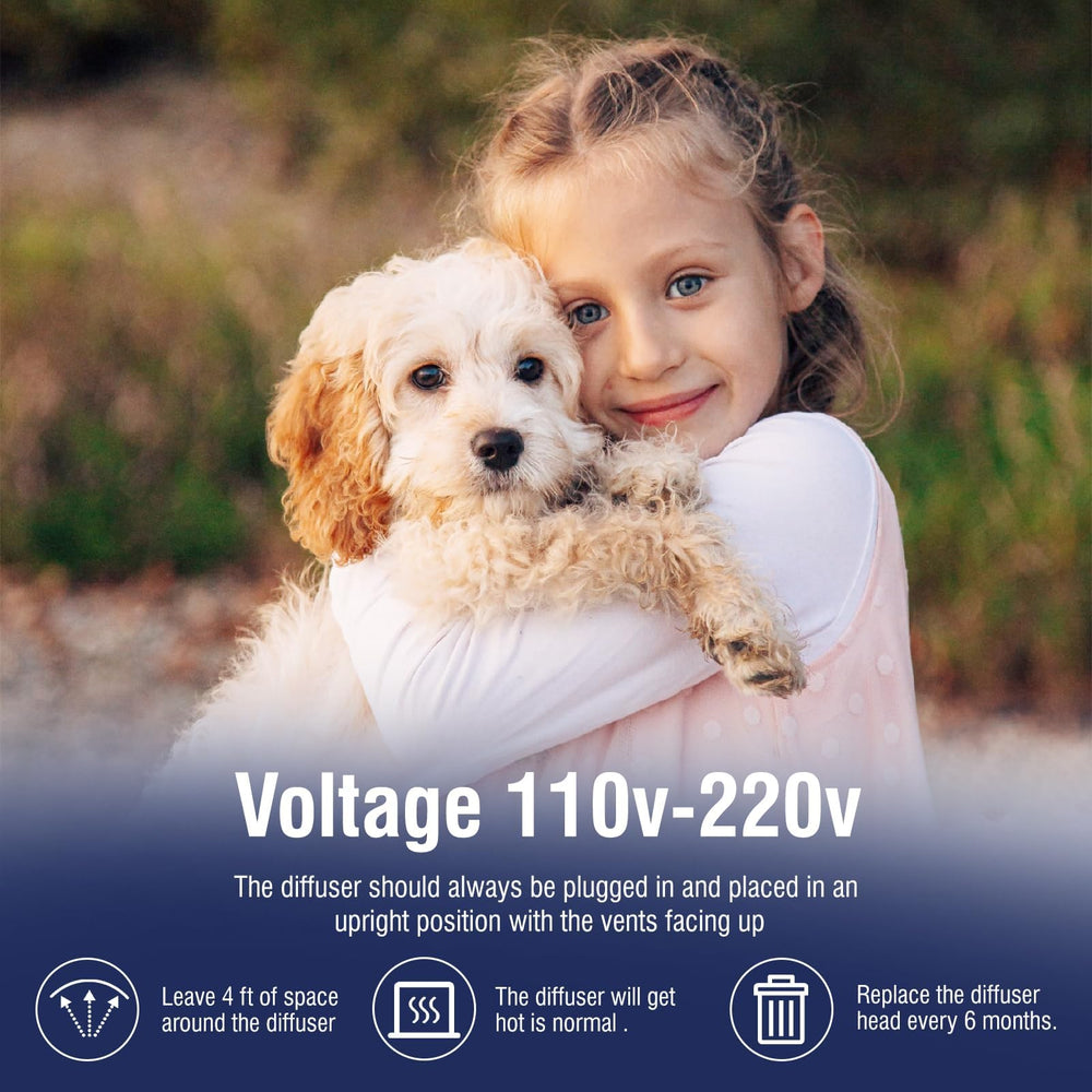 LKBHGF veterinarian-recommended diffuser provides steady comfort at home.