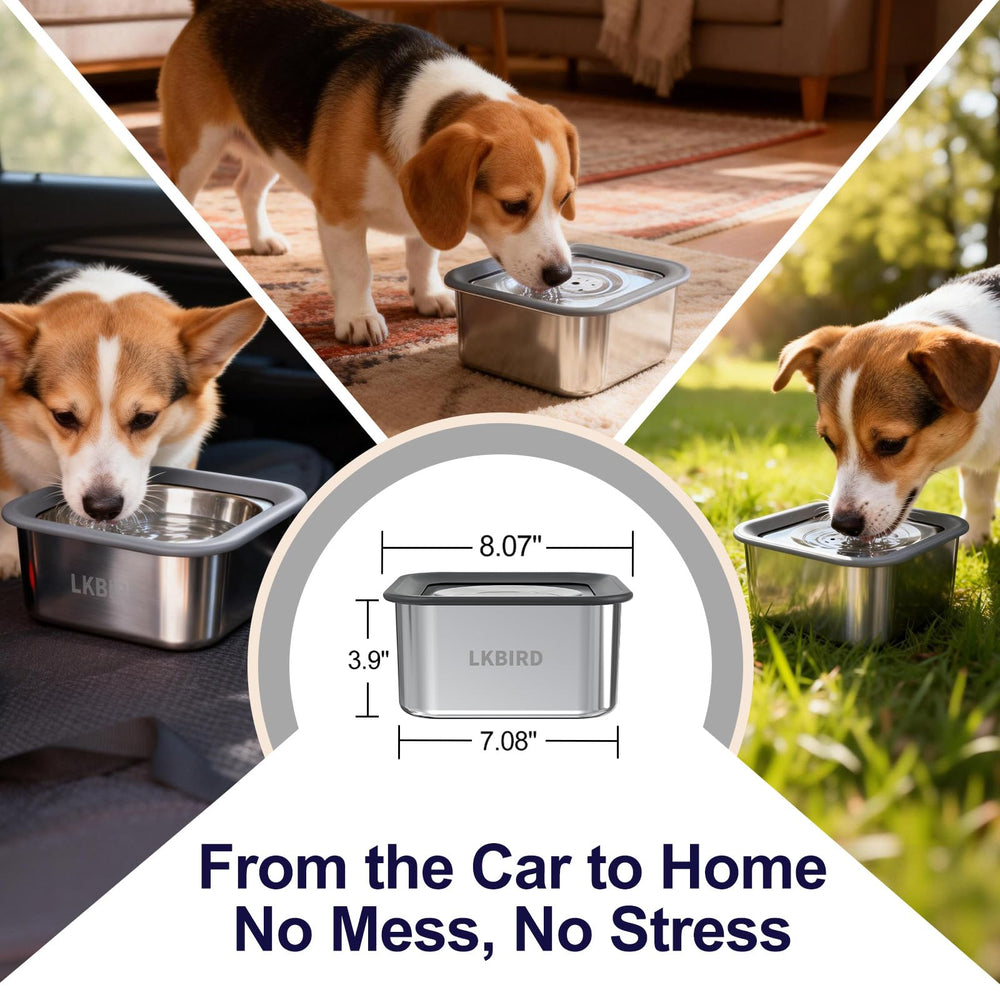 LKBird detachable three-part design for easy cleaning and dishwasher safety