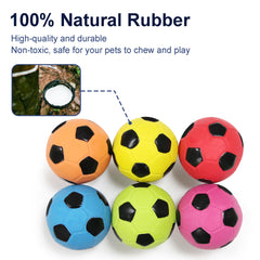 LLSPET 2'' latex squeaky ball in red supports interactive fetch indoors.