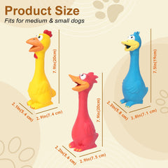 LLSPET blue duck squeaky toy promotes active outdoor play.
