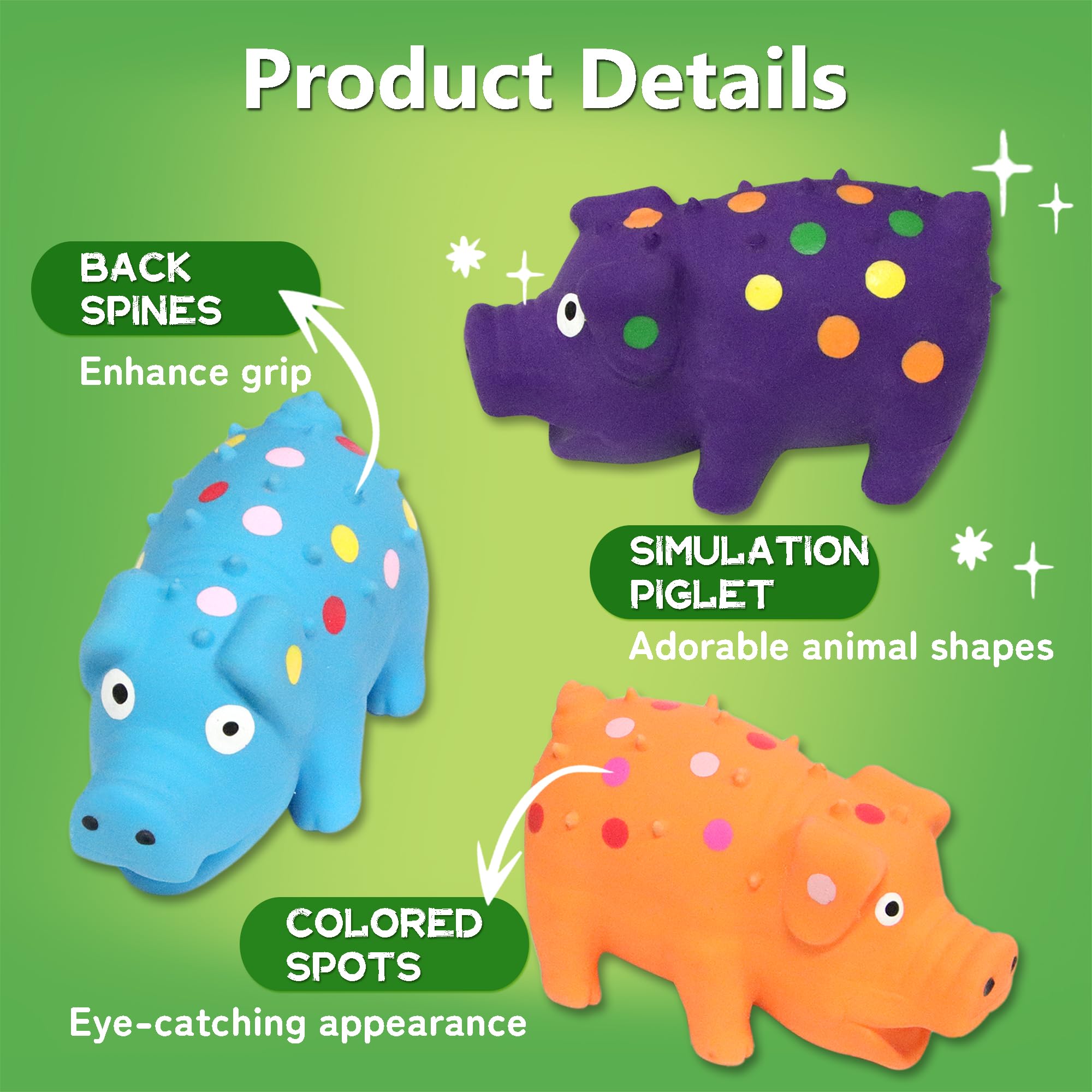 LLSPET portable pig toy set ideal for outdoor fetch