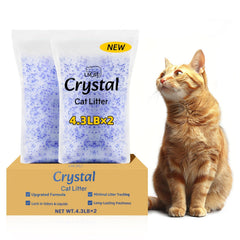 LMJP Crystal Cat Litter delivers rapid moisture absorption for a consistently dry litter surface.