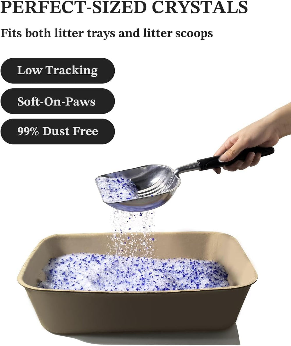 Unscented design is gentle for sensitive noses with LMJP Crystal Cat Litter.