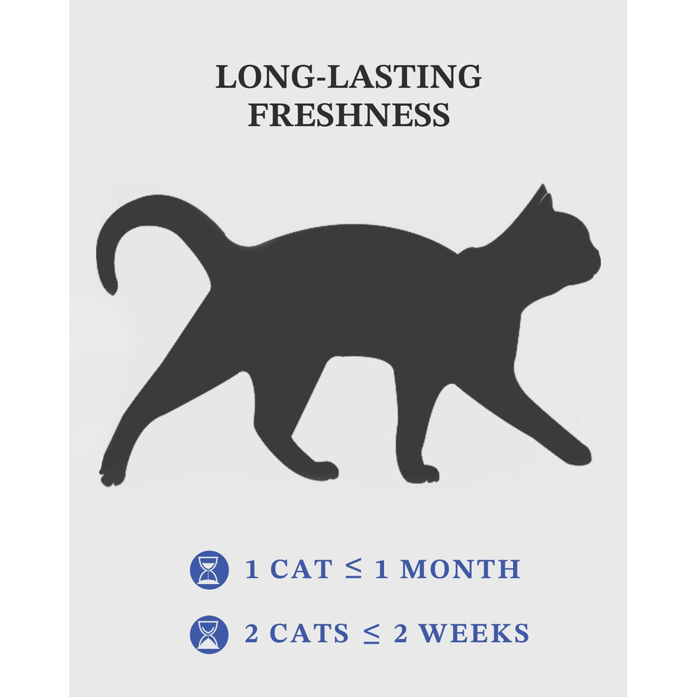 LMJP 2-pack crystal litter offers convenient, long-lasting value.