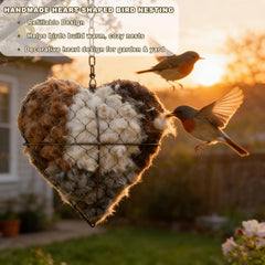 Lmptao nesting material bags with soft cotton and wool invite birds to build cozy nests