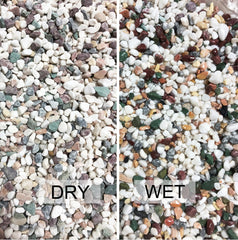 LMtonble fish-tank decorative pebbles add natural texture to aquariums