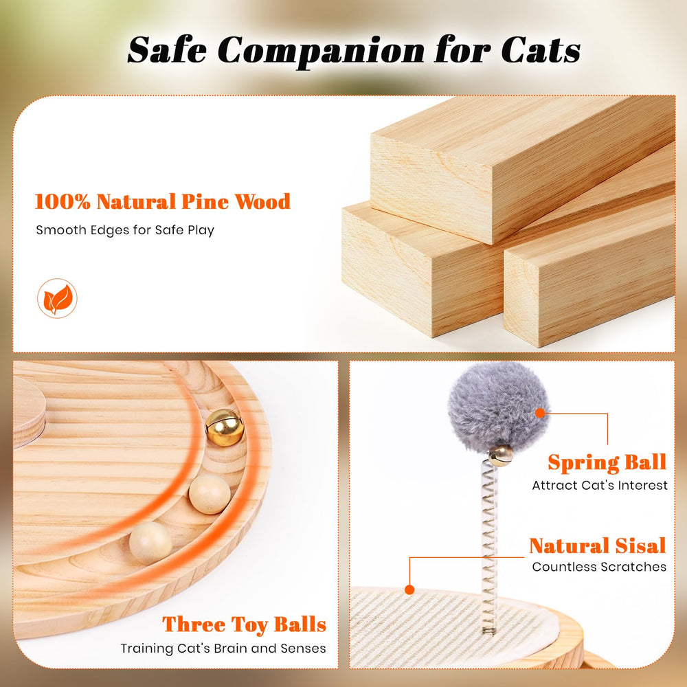 LMUGOOS cat-scratcher easy assembly with included screws.