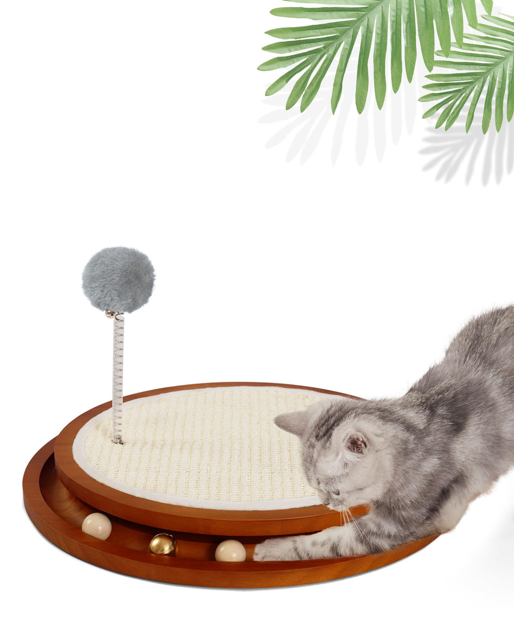 LMUGOOS cat scratcher with sisal pad protects furniture during scratching