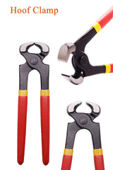 Loaged tool bag keeps hoof care tools organized and portable.