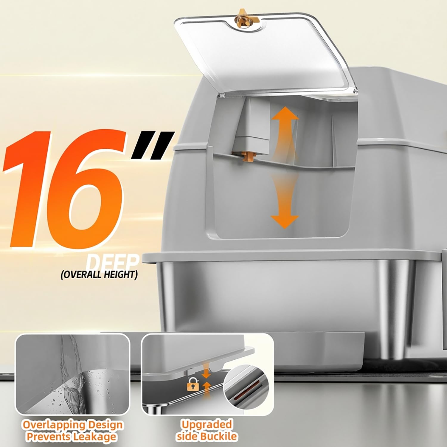 Lobeve dual-purpose litter scoop speeds cleaning and scooping.