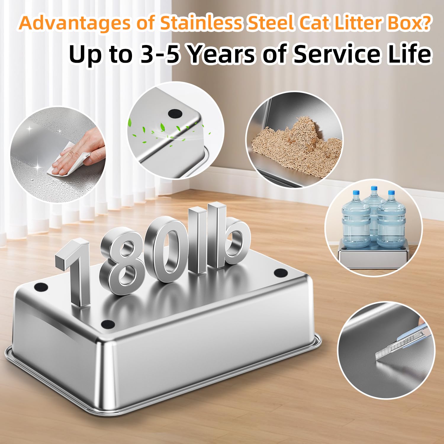 Lobeve filter pedal design supports easy access for older cats.