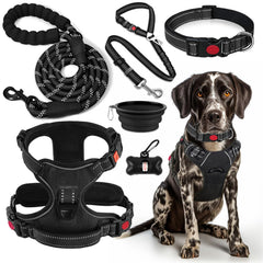 LOBEVE No-Pull Harness with ergonomic design reduces neck strain during walks