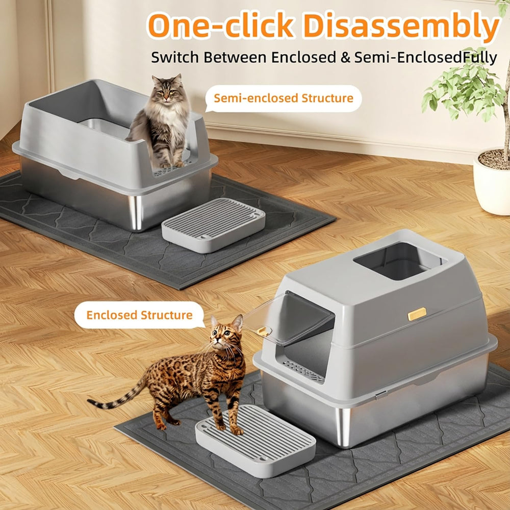 Lobeve top-entry litter box offers convenient access for playful cats.