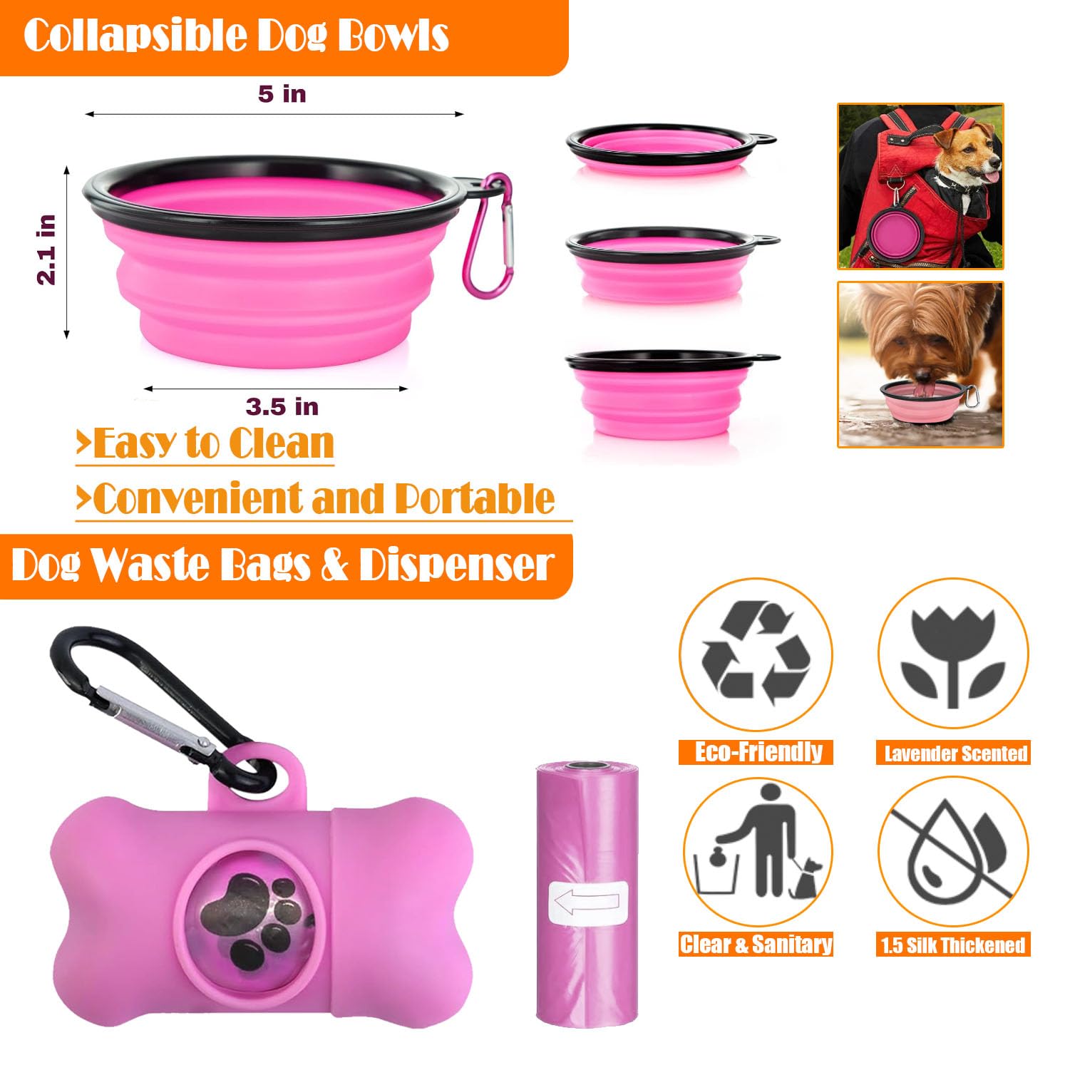 Lobeve Travel Kit keeps gear organized for dogs on weekend adventures.