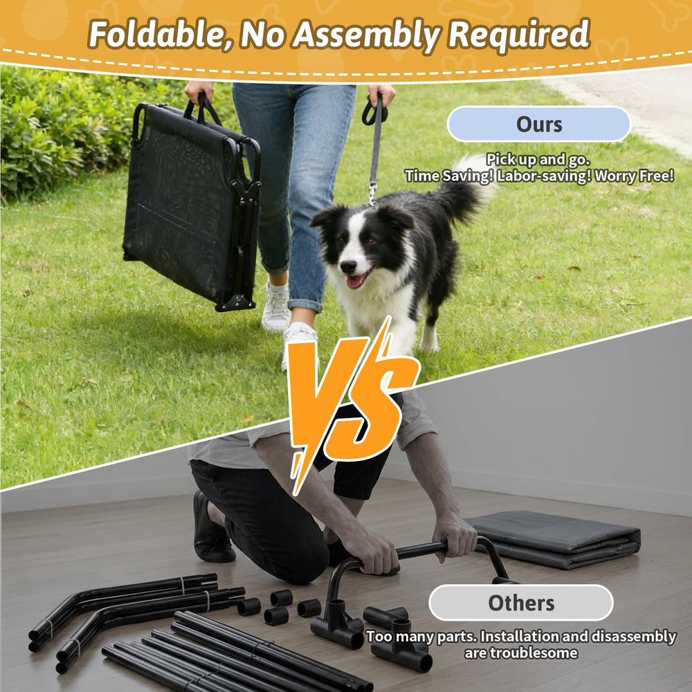 Loebelle breathable mesh dog bed surface keeps pets cool in hot days