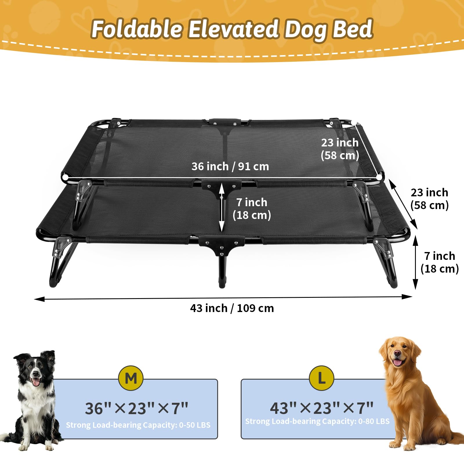 Loebelle folding dog bed folds quickly for easy transport and setup