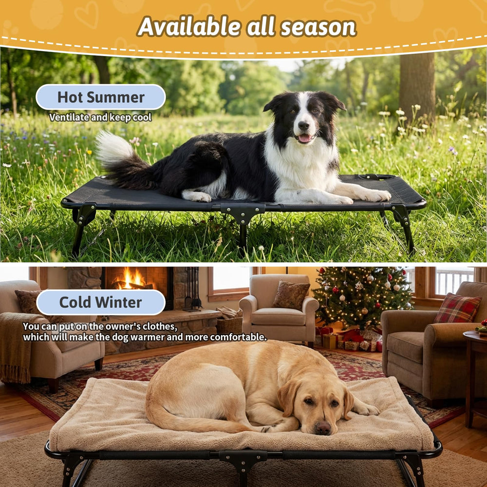 Loebelle steel-frame dog bed offers sturdy support for large dogs