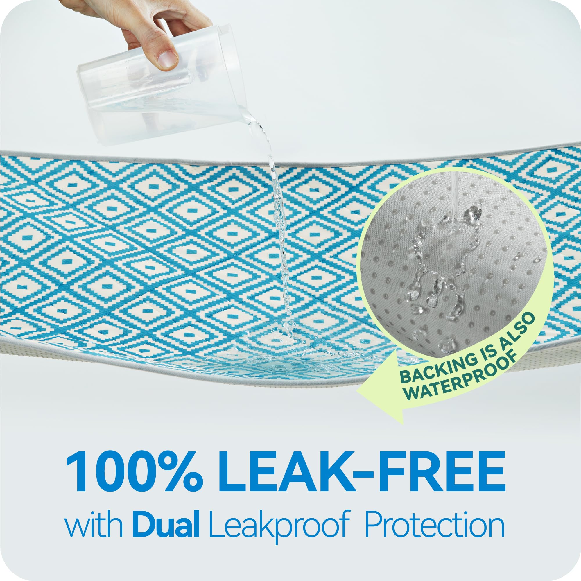 Loesuona machine-washable puppy pad stays durable after many washes