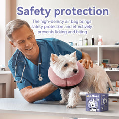 Loflaze inner high density air bag resists leaks while protecting the injured area