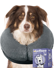 Loflaze soft inflatable cone close-up highlighting comfort after surgery