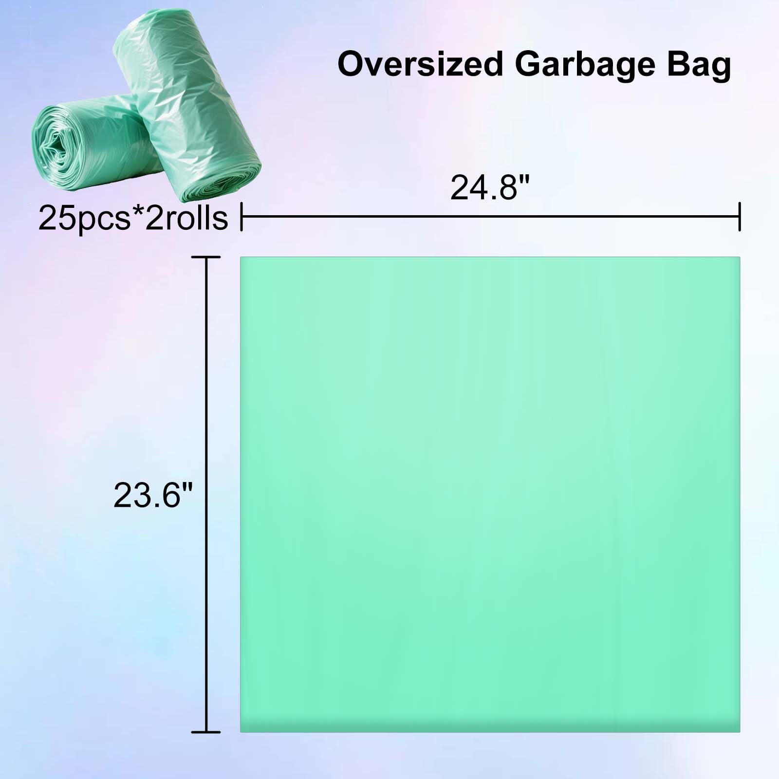 Lohhuby heavy-duty waste bags ideal for homes and offices, reducing spills.