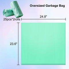 Lohhuby heavy-duty waste bags ideal for homes and offices, reducing spills.