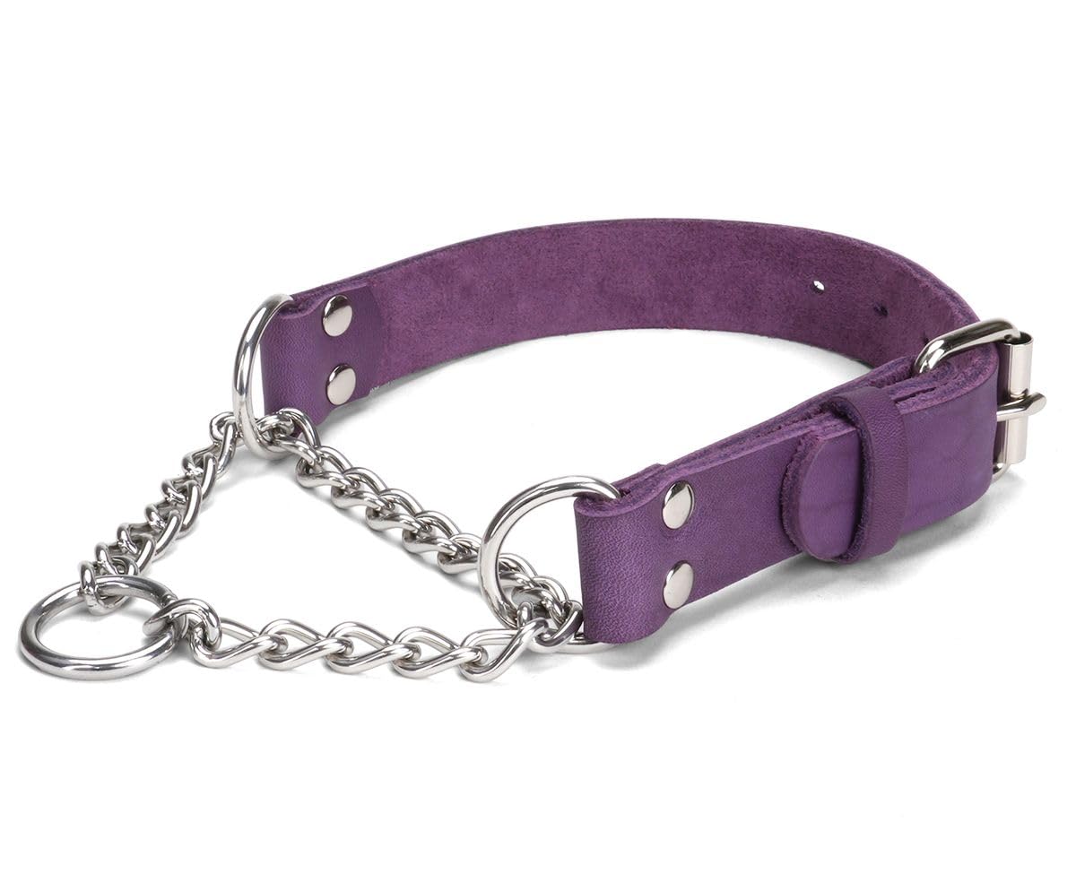 LOIIHEII anti-slip leather collar close-up showing secure grip during walks.