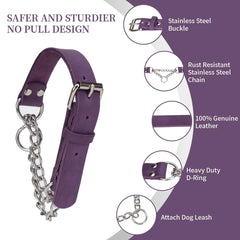 LOIIHEII stainless steel chain close-up highlighting rugged construction.