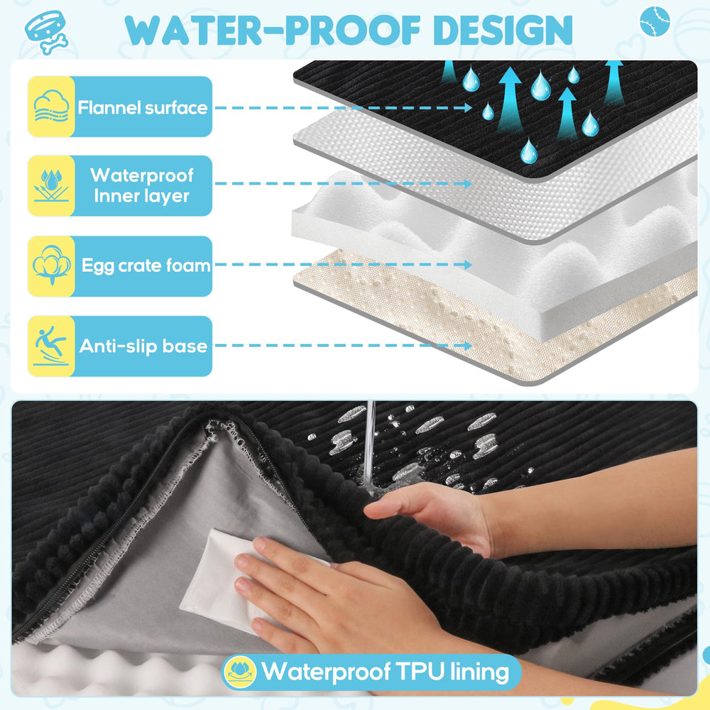 Loiion orthopedic egg crate padding for comfort on long trips